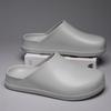 Fashion Men's Summer Outdoor Baotou Slippers Waterproof New Soft Bottom Large Couple Casual Shoes Anti Slip Work Fashion Slippers 2025