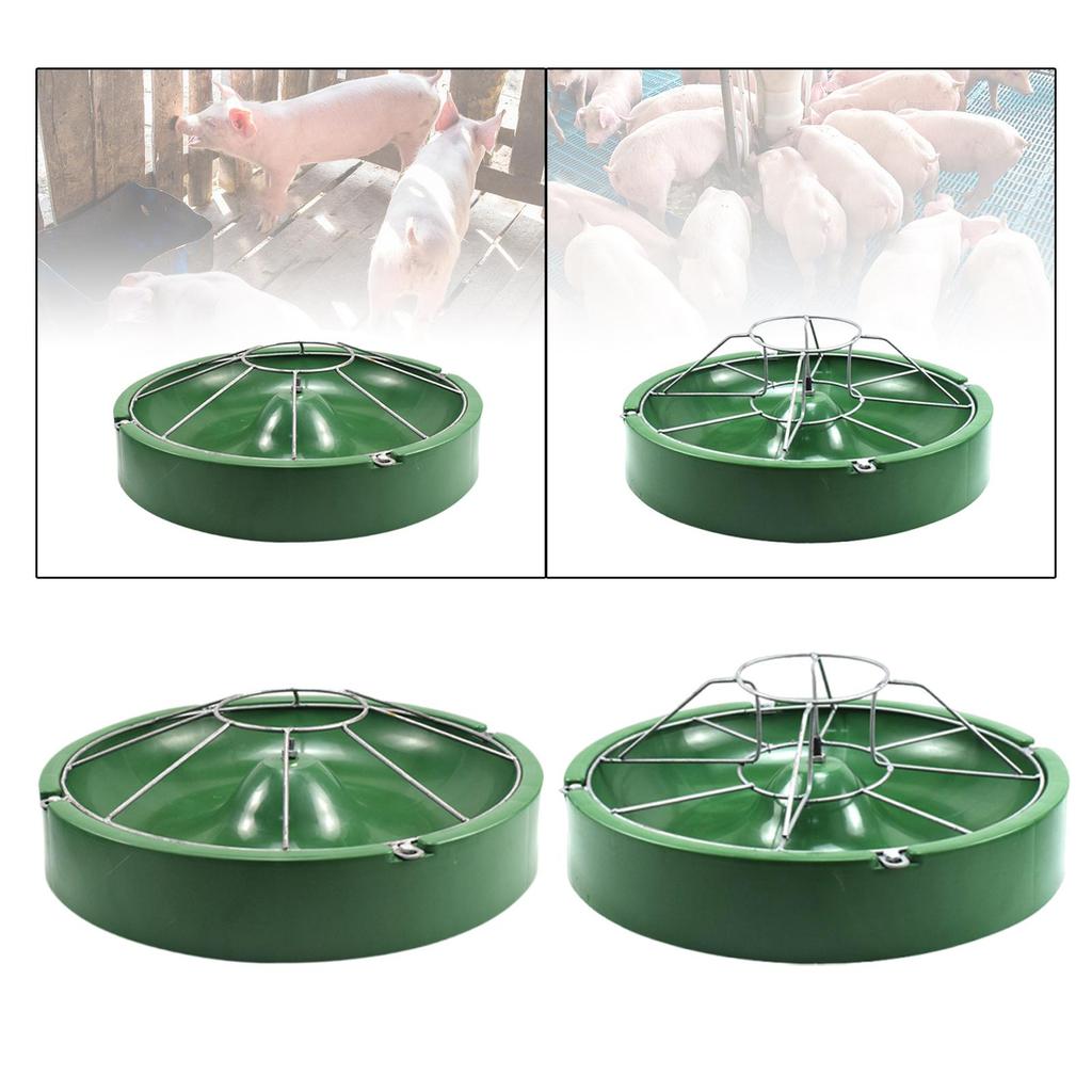 Pig Trough Livestock feed Bowl Container 8 Slot Basin Accessories Pig Waterer