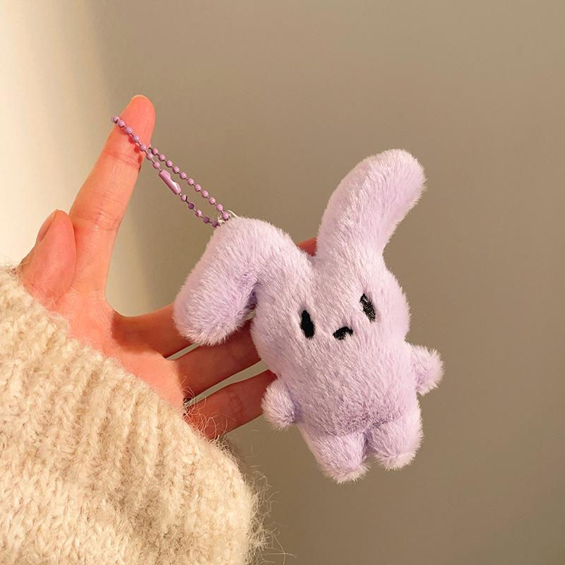 Plush Cartoon Keychain Pendant - Cute Gift Accessories for Bags