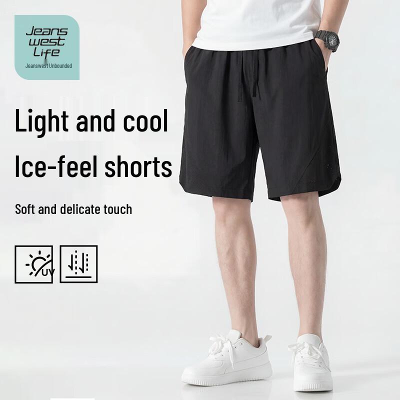 JEANSWEST LIFE Men's Casual Breathable Beach Shorts