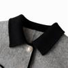 Short Suit Jacket Women's Spring and Autumn Double-sided Woolen Contrast Wool Coat Short Coat