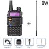 Baofeng UV-5R 8W Tri-Power Walkie Talkie High Power Dual Band Long Range 128CH Portable Handheld UV 5R Amateur FM Two Way Radio