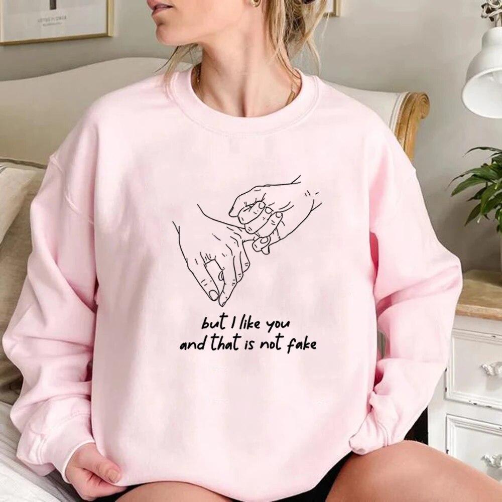 But I Like You and That Is Not Fake Young Royals Hillerska School Sweatshirt Young Royals Inspired Hoodie Unisex Sweatshirts Top Unisex