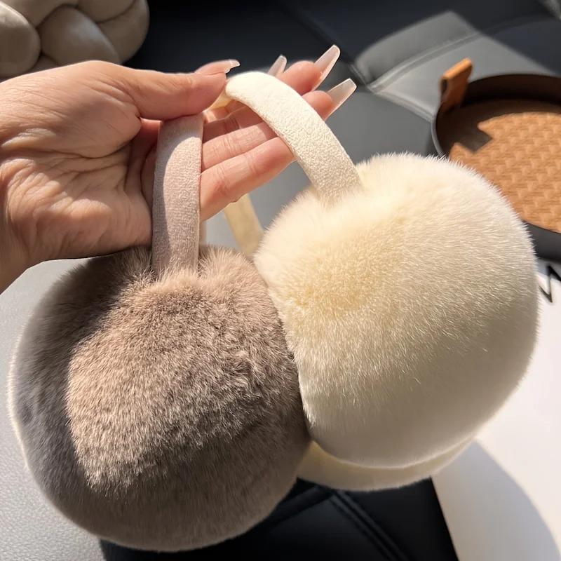 Outdoor Warm Plush Earmuffs/Ideal Christmas Gifts/Cycling Earmuffs/Anti Freezing Ear Caps/Winter Ear Protectors/Folding Earmuffs