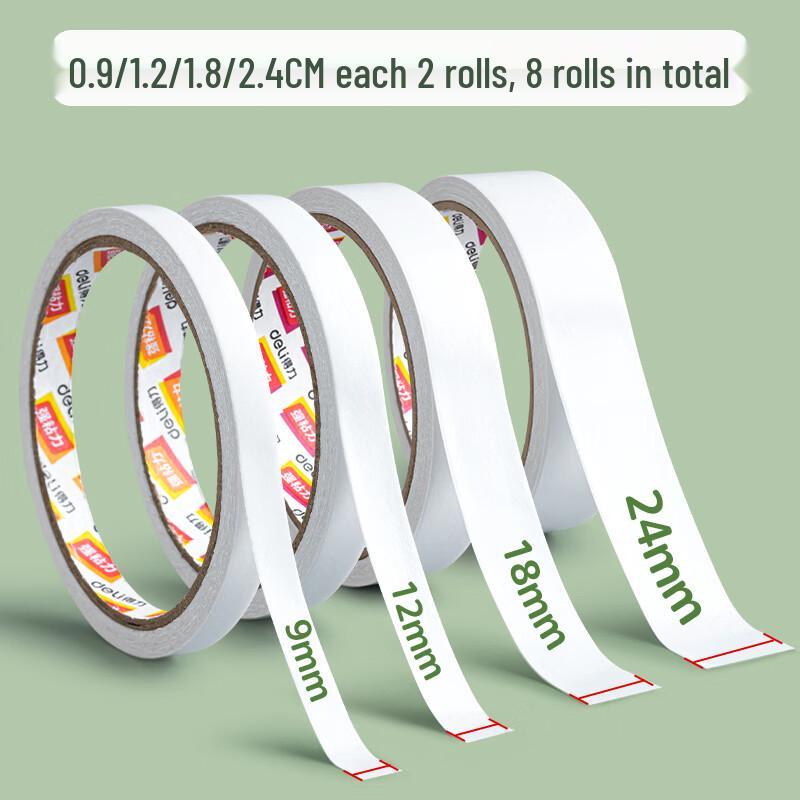 Deli High-Strength Double-Sided Adhesive Tape Set
