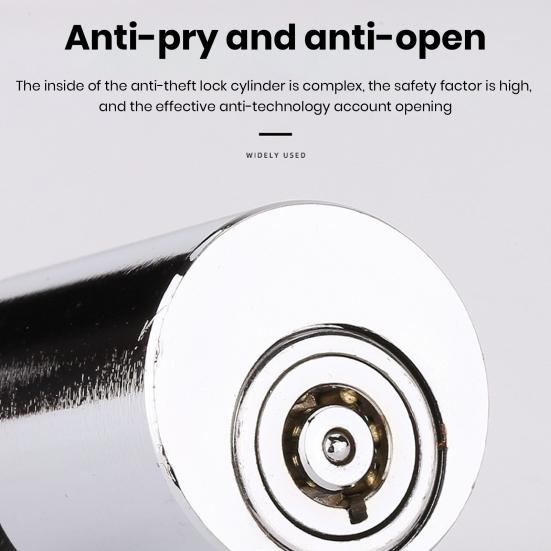 Zámek kotoučové brzdy horského kola se 2 klíči Kulatý stiskový typ Univerzální Proti krádeži Mini Zámek kotouče pro zabezpečení jízdního kola/motocyklu Cyklistické příslušenství