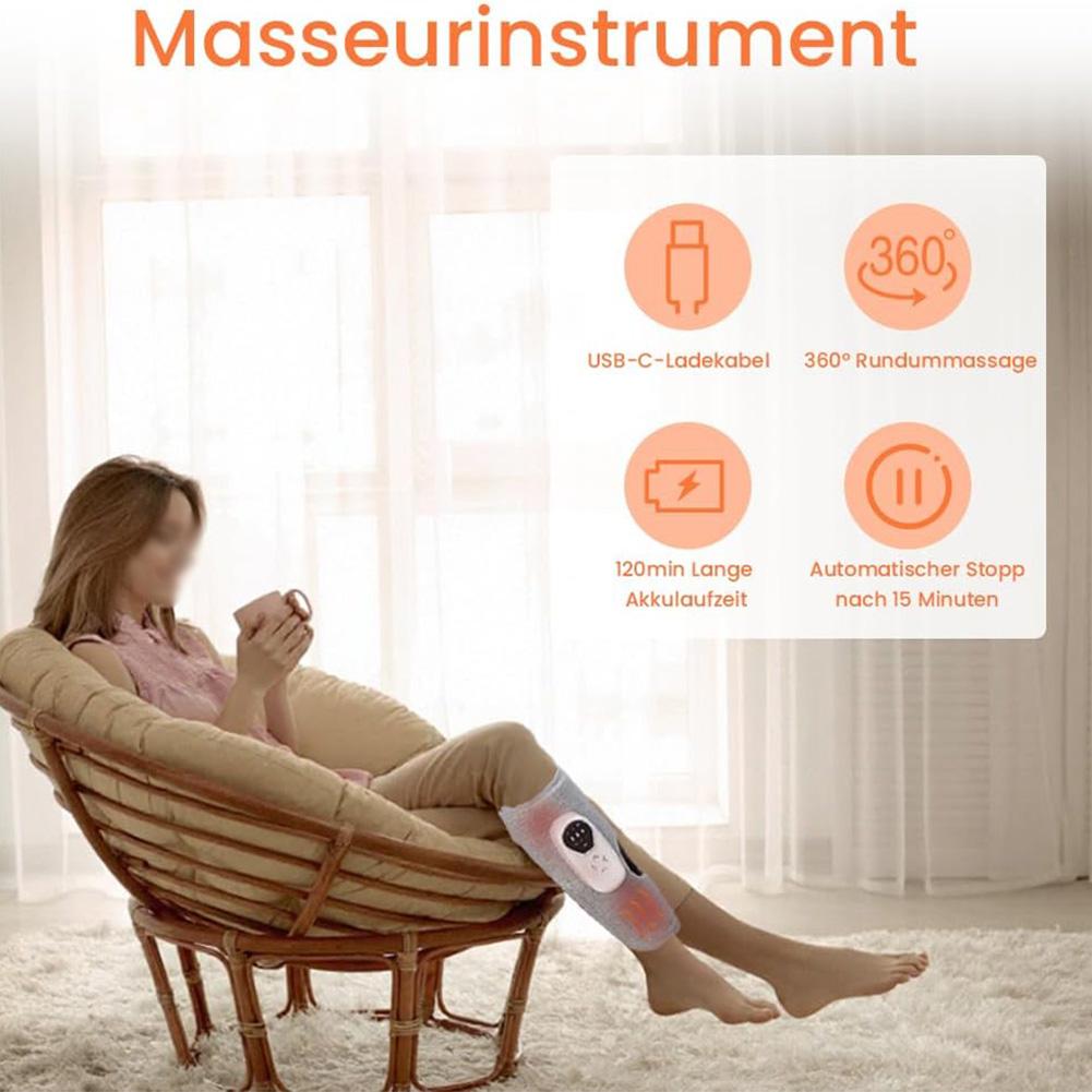 2 PCS Wireless Leg Massager with 3 Modes and 3 Adjustable Heat Settings for Calf and Thigh Muscle Relief and Circulation Support