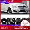 Car Sticker 2025 Hot For Mercedes Benz For Mercedes Benz OE LED Mirror Emblem Light Car Silver And Black Front Grille Illuminate