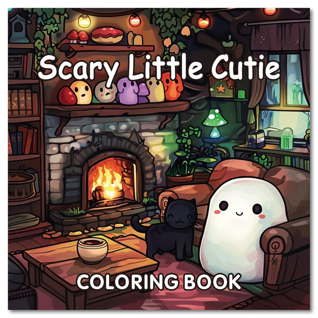 1PC Cartoon Doodle Children's Coloring Book, 40 Sheets, Food and Fruit Coloring Book