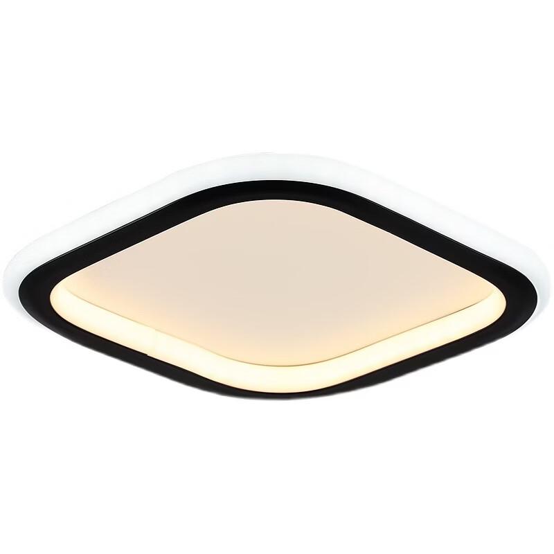 Modern Black Round LED Ceiling Light for Hallways