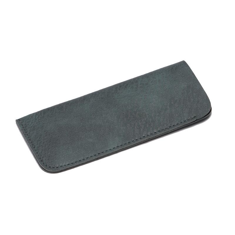 Hot Selling Soft Leather Waterproof Reading Glasses Pouch