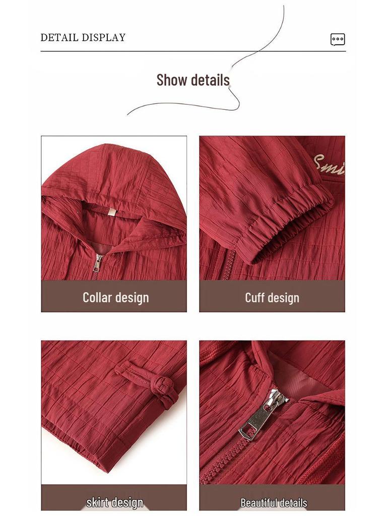 Elegant Mid-Length Trench Coat for Middle-Aged & Elderly Women - 2025 Spring & Autumn Fashion Collection