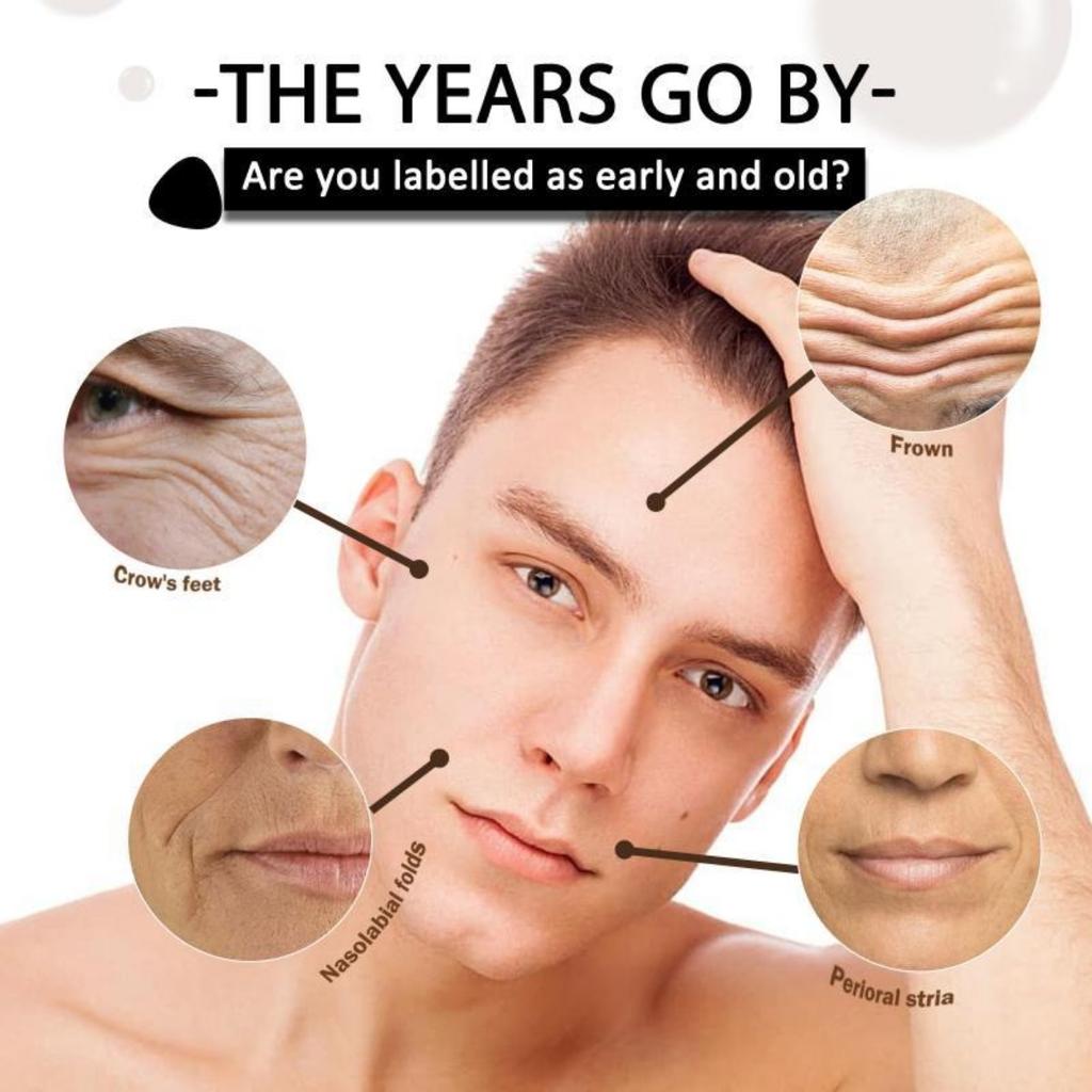 3,8g Men's Anti-wrinkle Moisturizing Stick Hydrating and Nourishing Skin, Reducing Fine Lines and Tightening Pores Moisturizing Cream Stick