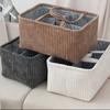 Cloth Compartment Storage Basket Large Capacity Mommy Bag Portable Snack Storage Box  Toys