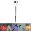 Solar Light Outdoor Garden Yard Led Light Landscape Path Lights Steel Stainless