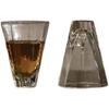 Japanese Style Glass Tea Cup ,Handmade Sake Cup,Bar Whiskey Tasting Glass,Transparent Liquor Drinking Glass,Elegant Cup