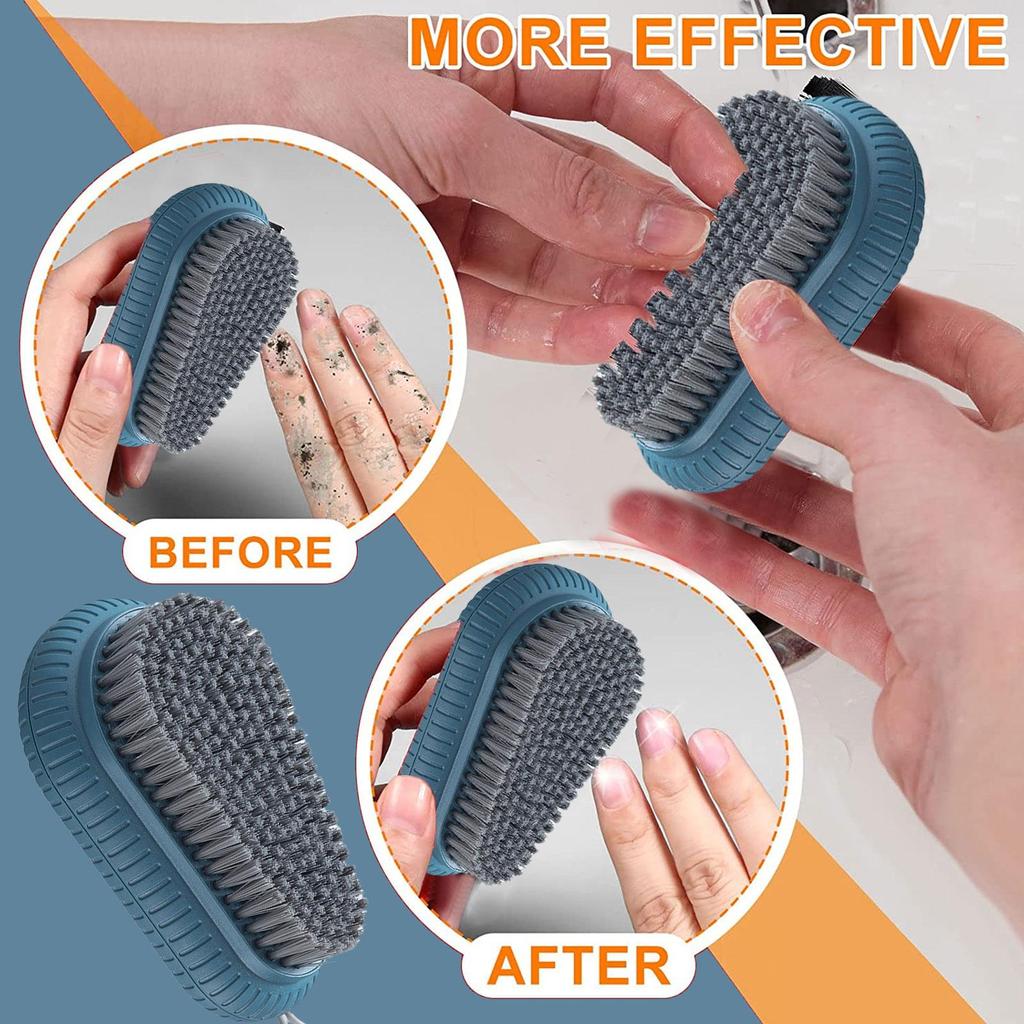 Heavy Duty Nail Brush Scrubbing Soft Art Nail Brush Remove Dirt Practical Fingernail Manicure Tools Care Pedicure Hand Cleaning