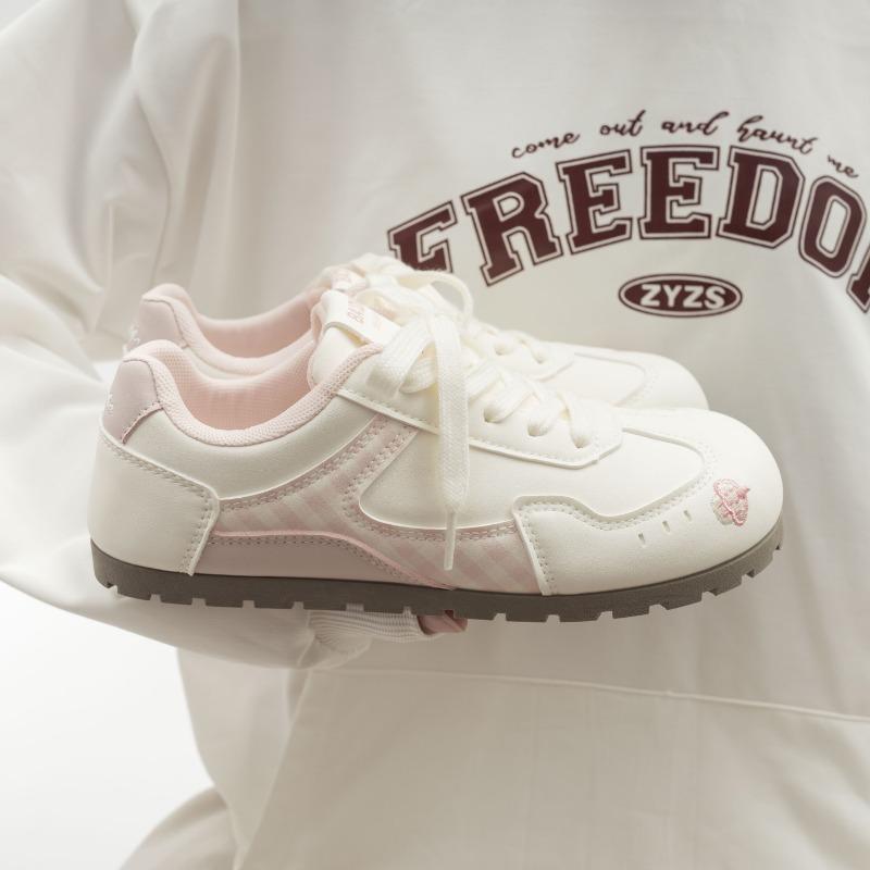 

Туфли Dexun с круглым носком и плоской подошвой Модная и универсальная женская обувь Удобная спортивная обувь Повседневные белые туфли 35