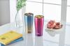 Thermos Vacuum Insulated Blue Dishwasher Thermos Flask Keeps Drinks Hot or Tumbler, 420ml, Gradient, Safe, Design, Cold, JDE-422LTD BL-G