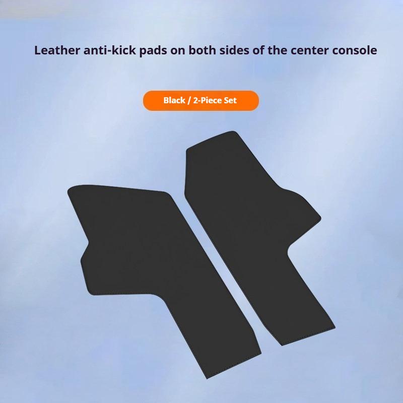 For Chery ICAUR V27 Both Sides of Central Control Anti Kick Panel Leather Anti Scratch Protection Car Modification Accessories