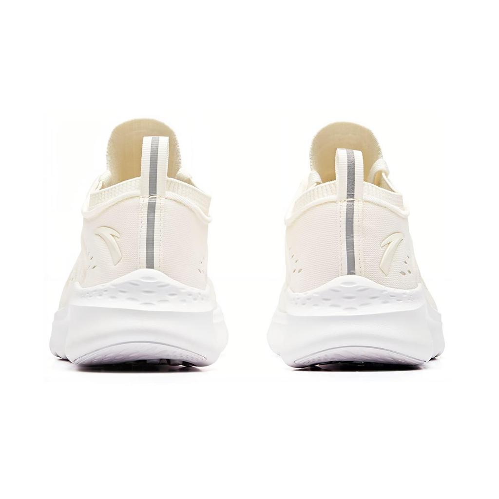 Anta Comfortable Versatile Breathable Lightweight Low-Top Casual Shoes Women sneaker Ivory 12925598-1