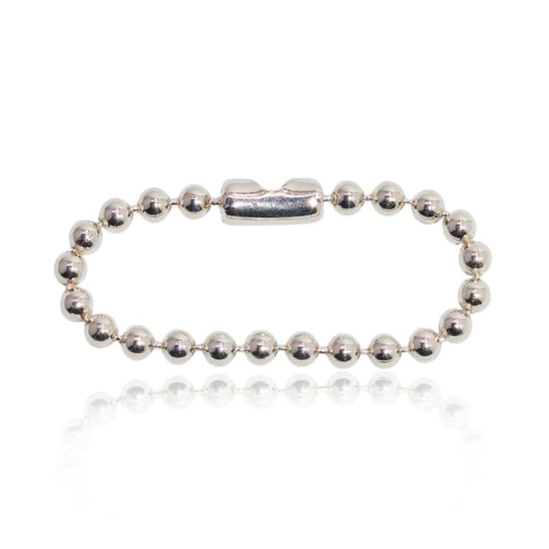 UNI.J [Cotidiano]Ball Chain Silver Ring Ir271