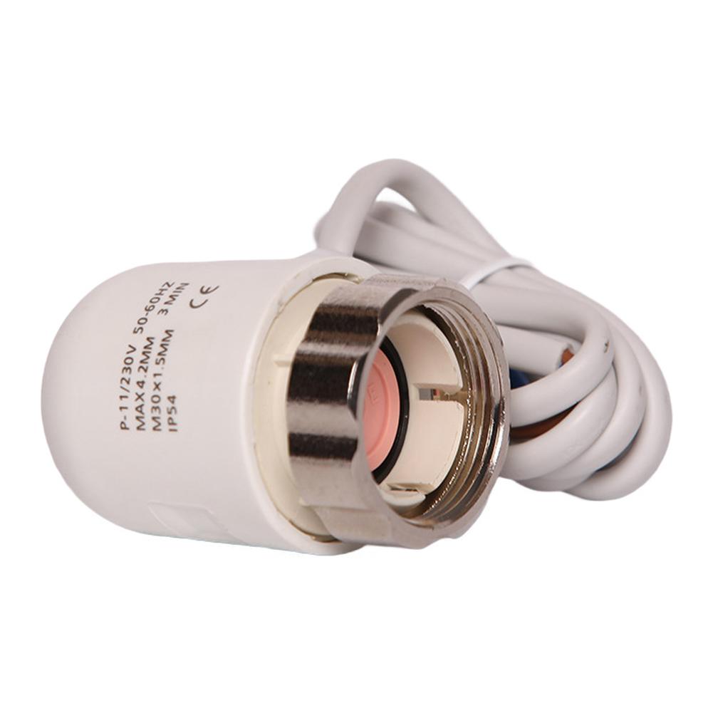 Electric Thermal Actuator Normally Closed Electric Actuator For Floor Heating Manifold Thermostatic Radiator Valve 230VAC