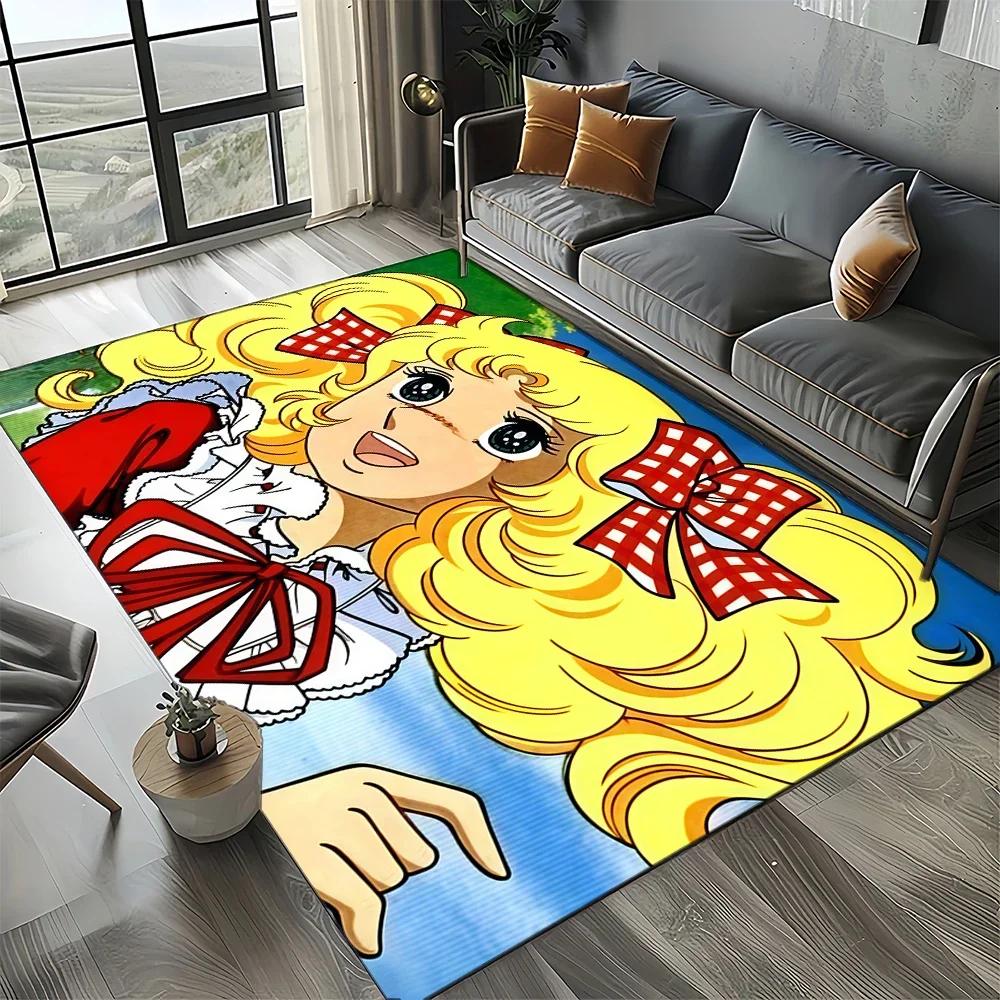 Candy Candy 27 Style New 3D Girl Cartoon AnimeRug Carpet for Living Room Bedroom Decor,Non-slip Decoration for Sofa Doormat Kid