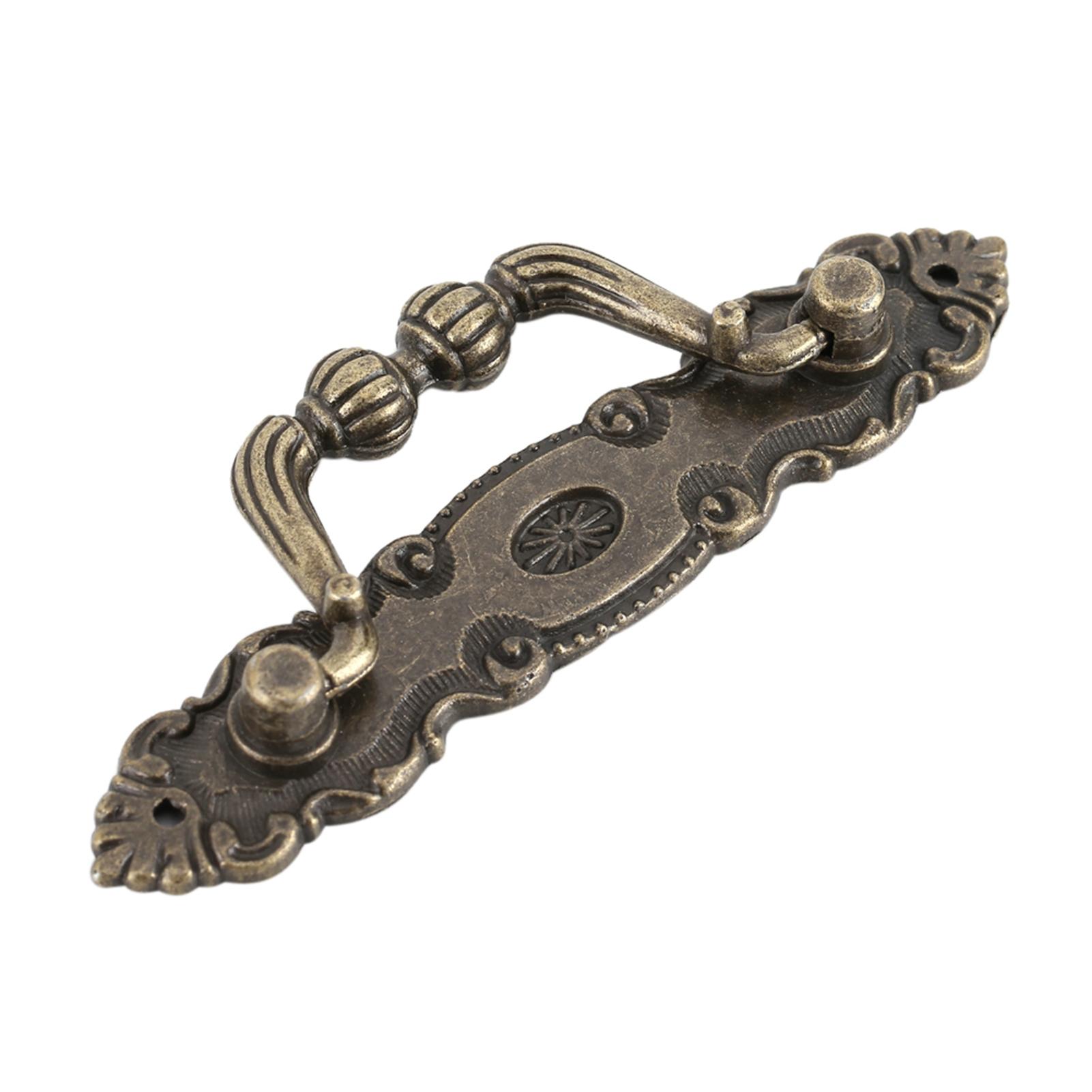 

4 Packs Iron Furniture Drawer Cabinet Desk Door Handle Hardware Home DIY Decor белый