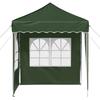 Pop up Party Tent 195 x 195 x 245 cm Green Oxford Fabric