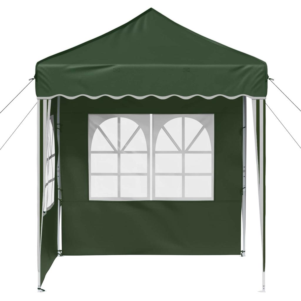 Pop up Party Tent 195 x 195 x 245 cm Green Oxford Fabric