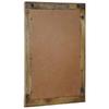 Wall Mirror Walnut Brown 70 x 50 cm Particleboard and Glass