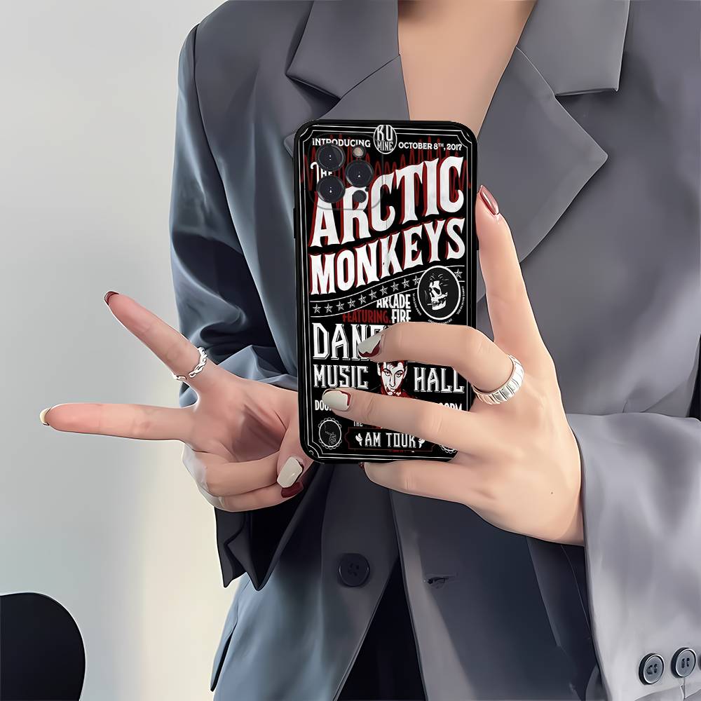 

Singer A-Arctic M-Monkeys Phone Case For IPhone 17 16 15 Plus X 14 11 12 13 Mini Pro Max Mobile Case iPhone 14pro max