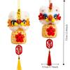 Lion Dance Chinese New Year Lantern Hanfu Accessories Bamboo Mid-Autumn Lantern  Restaurant Decor