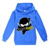 Children's Cartoon Print Long Sleeve Hooded Sweatshirt