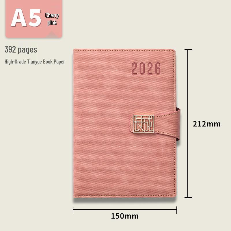 2026 Daily Planner & Business Notebook Set with Gift Box