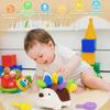 Sensory Hedgehog Toys Toddler Montessori Fine Motor Toys Baby Preschooler Educational Sensory Travel Toys For Age 1 2 3 4 Year