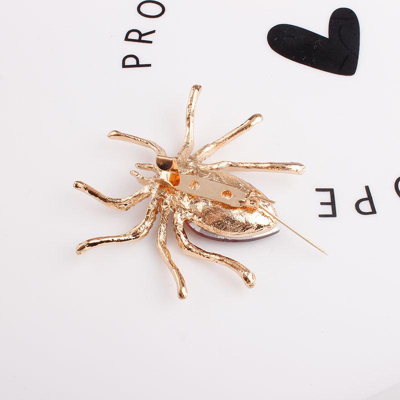 Fashion Spider Crystal Rhinestone Brooches Pin Insect Bijouterie Corsage Brooches For Women Wedding Party Gift Clothing Decor