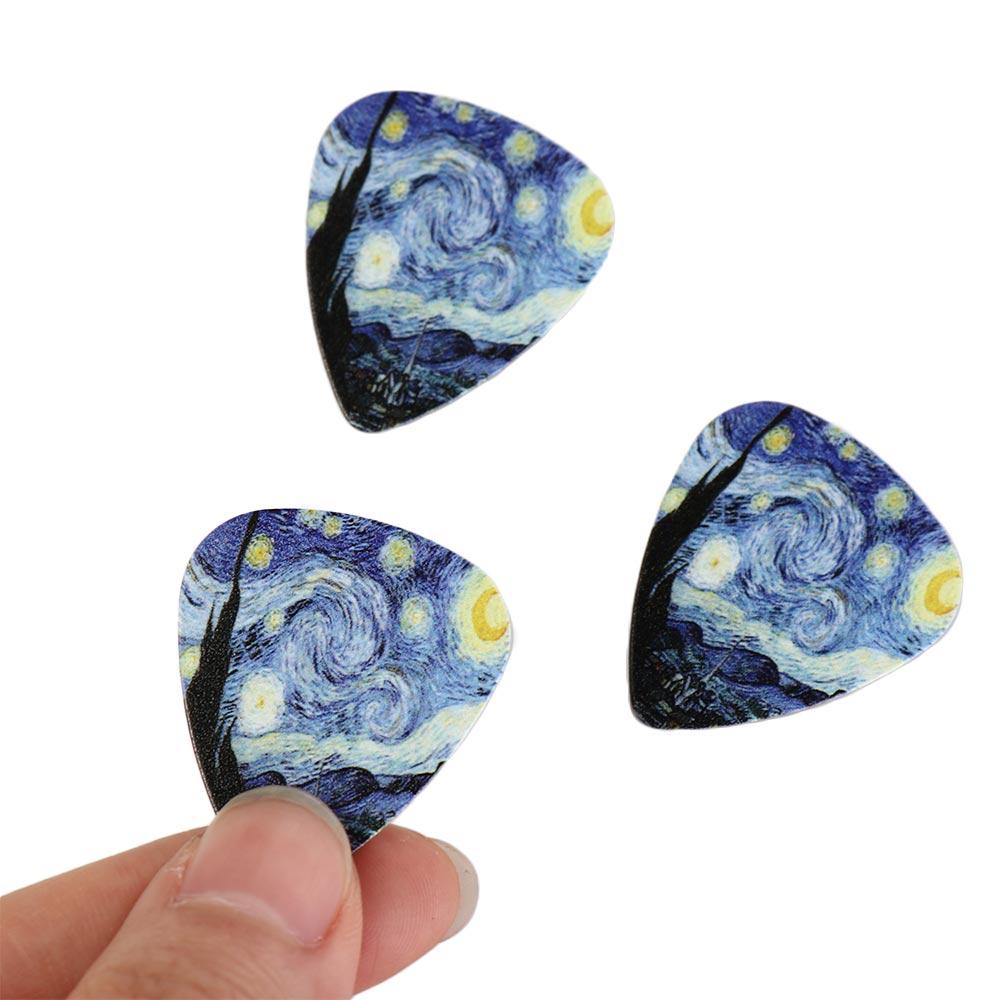 Premium Sound Star Sky Design Electric Guitar Picks Acoustic Guitar Pick Finger Guitar Pick