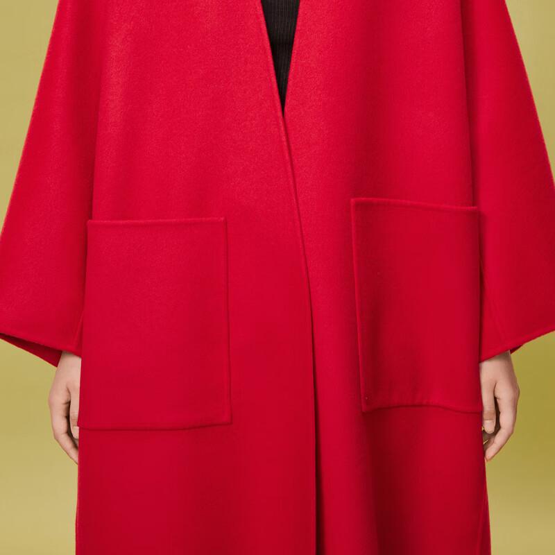 LESS 2024 Spring New Wool Overcoat