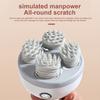 New multifunctional head massager, handheld head decompression therapy, waterproof kneading, wireless head massager.