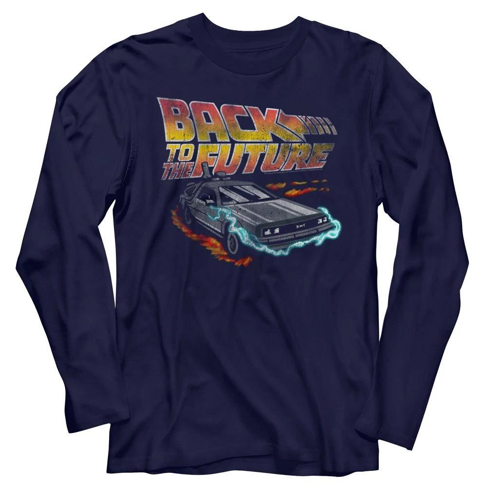 Back To The Future Future Navy L/S Movie Shirt 100