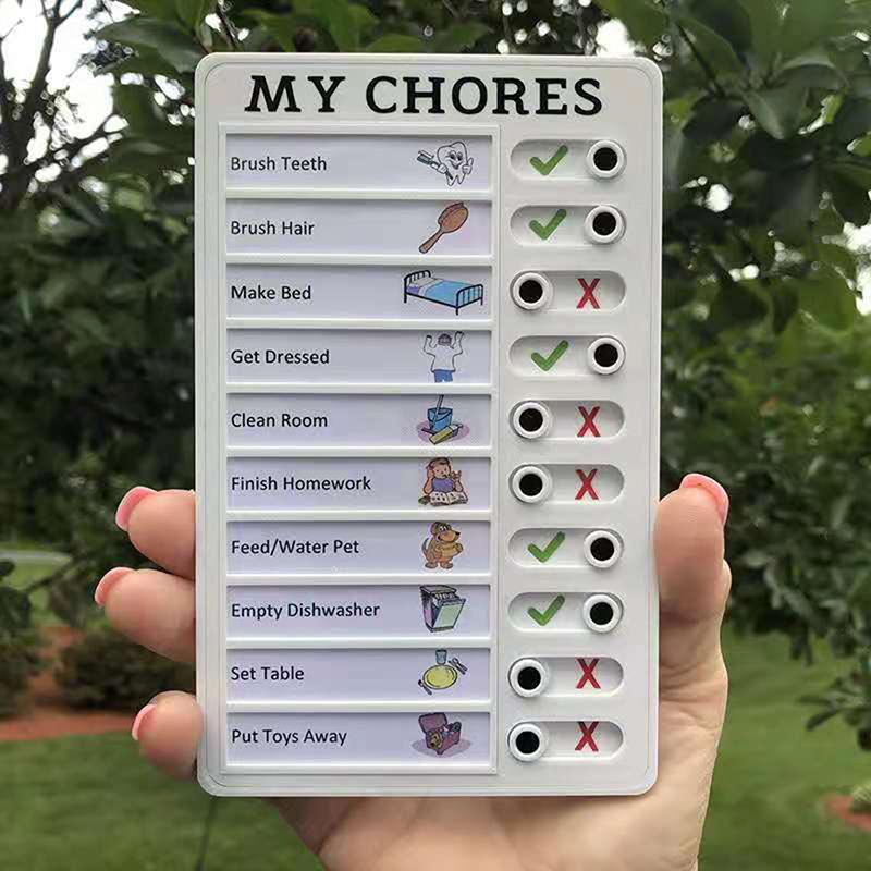 Memo Plastic Board Rv Checklist My Chores Reusable Elder Care Reminder Tool