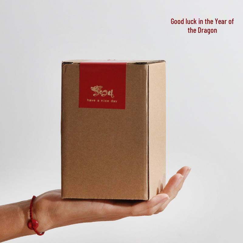 

2024 Год Дракона Стеклянное украшение ручной работы в подарок - Украшение в виде куклы-дракона 4.5cm