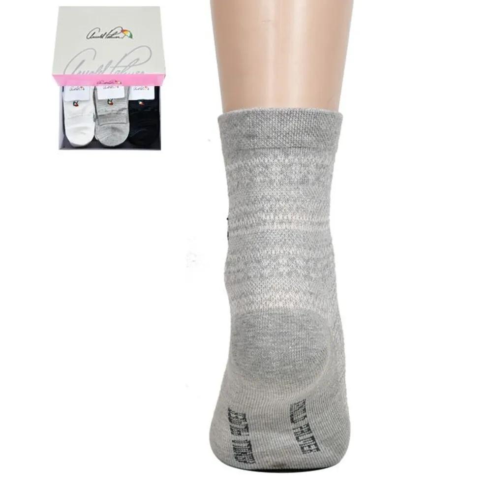 Arnold Palmer Women s Wavy Pattern Mesh See-through Mid-Length Socks 23~25cm - Random Shipping (5 Pairs)
