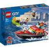 LEGO City Fire Rescue Boat 60373 (Multicolor)