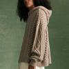 Fear of God Essentials FW23 Cable Knit Hoodie 'Core Heather' Men's 192BT234394F