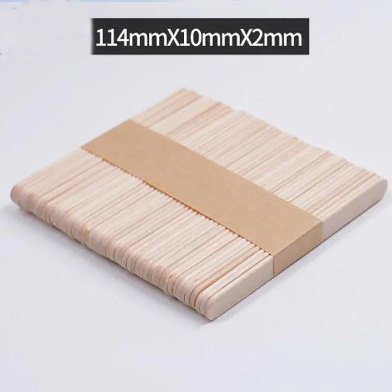 150PCs Disposable Waxing Wooden Tongue Depressor Body Hair Removal Stick Tongue Depressor Wooden Spatulas Body Wax Waxing