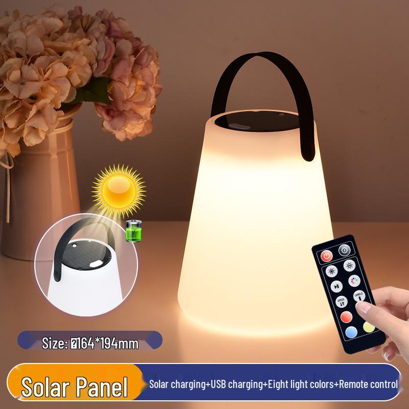 Portable Multicolor LED Table Lamp for Outdoor, Bar, Restaurant, Hotel, and Indoor Night Use