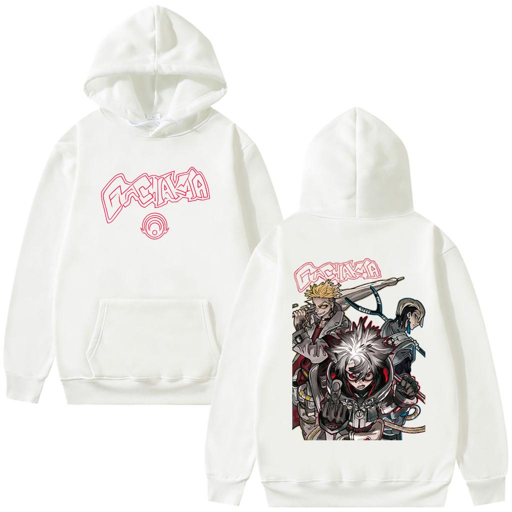 Hot Anime Gachiakuta Rudo Zanka Enjin Hoodie Unisex Manga Oversized Pullover Hoodies Male Fashion Casual Hooded Sweatshirt